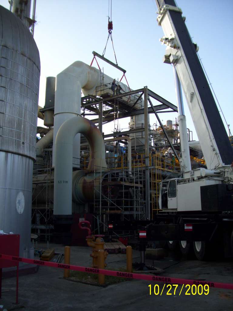 Removal 30,000 lb Steam Turbine Exhaust Duct Indserv LLC